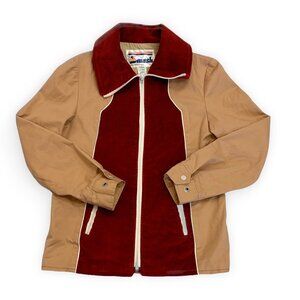 Women's Tan and Red Jacket